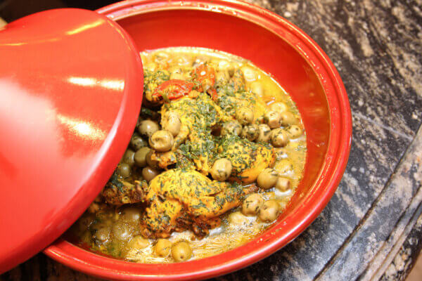 Moroccan Chicken and Chickpea Tagine | A Couple For The Road